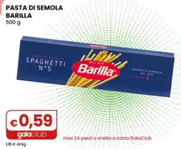Gala Supermercati Spaghetti N°5 Barilla offerta