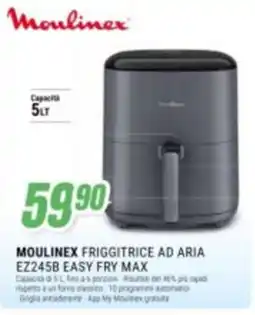 Leonardelli Moulinex friggitrice ad aria EZ245B Easy Fry Max offerta