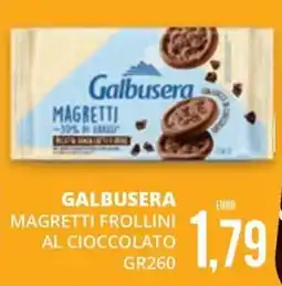 Mazzeo Supermercati Galbusera magretti frollini al cioccolato offerta