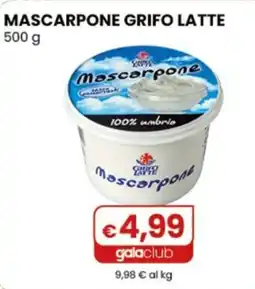 Gala Supermercati Mascarpone Grifo Latte offerta