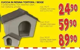 Mondo Brico Cuccia in resina tortora / beige offerta