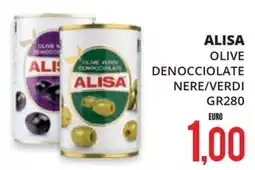 Mazzeo Supermercati Alisa olive denocciolate nere/verdi offerta