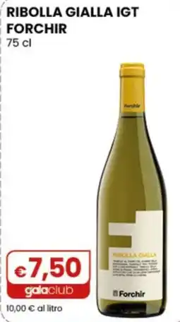 Gala Supermercati Ribolla gialla IGT Forchir offerta