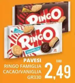 Mazzeo Supermercati Ringo famiglia cacao/vaniglia offerta