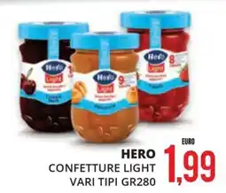Mazzeo Supermercati Hero confetture light offerta