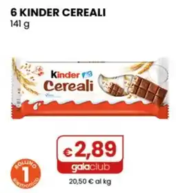 Gala Supermercati Kinder Cereali offerta