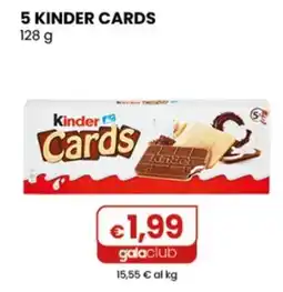 Gala Supermercati Kinder Cards offerta