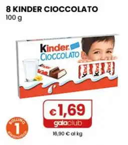 Gala Supermercati Kinder Cioccolato offerta