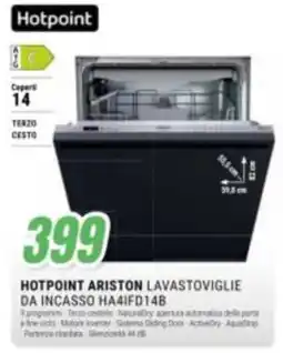 Leonardelli Hotpoint Ariston lavastoviglie da incasso offerta