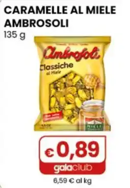 Gala Supermercati Caramelle al miele Ambrosoli offerta