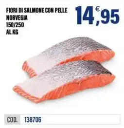 Adhoc Fiori di salmone con pelle offerta