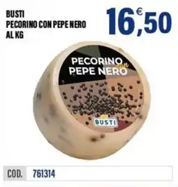 Adhoc Pecorino pepe nero Busti offerta