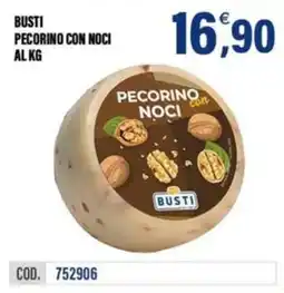 Adhoc Pecorino con noci Busti offerta