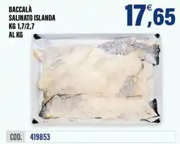 Adhoc Baccalà salinato islanda offerta