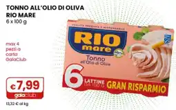 Gala Supermercati Tonno all'olio di oliva Rio mare offerta