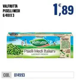 Adhoc Valfrutta Piselli Medi Italiani offerta