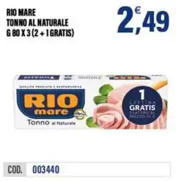 Adhoc Tonno al Naturale Rio mare offerta
