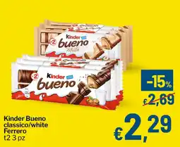 Qui Discount Kinder Bueno classico/white offerta