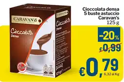 Qui Discount Cioccolata densa Caravan's offerta