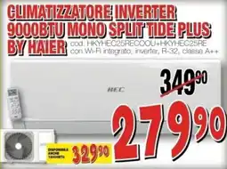 Mondo Brico Climatizzatore inverter 9000 BTU mono split tide plus by Haier offerta