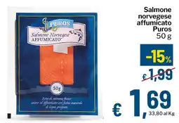Qui Discount Salmone Norvegese Affumicato Puros offerta