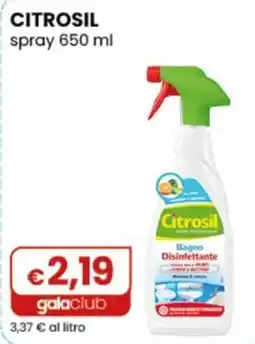 Gala Supermercati Citrosil spray offerta