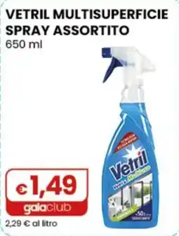 Gala Supermercati Vetril multisuperficie spray offerta