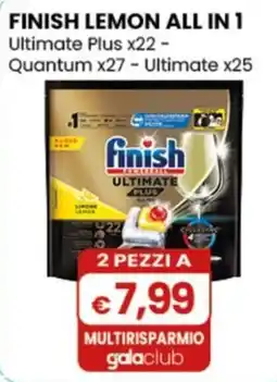 Gala Supermercati Finish Lemon All In 1 offerta
