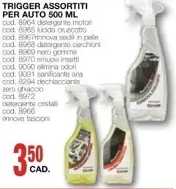 Mondo Brico Trigger assortiti per auto offerta
