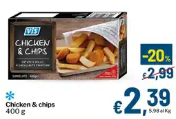 Qui Discount Vis chicken & chips offerta
