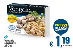 Qui Discount Vongole sgusciate offerta