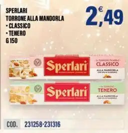 Adhoc Sperlari torrone alla mandorla offerta