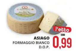 Mazzeo Supermercati Asiago formaggio bianco D.O.P. offerta
