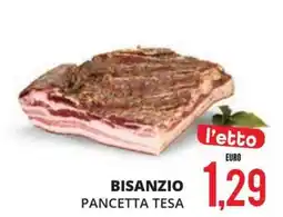 Mazzeo Supermercati Bisanzio Pancetta Tesa offerta