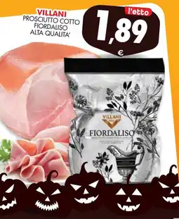 Mazzeo Supermercati Prosciutto cotto Fiordaliso Villani offerta
