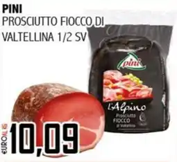 Big Food Prosciutto fiocco di valtellina 1/2 sv offerta