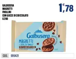 Adhoc Galbusera Magretti Frollini con gocce di cioccolato offerta