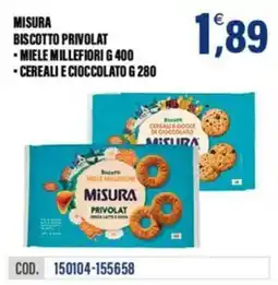 Adhoc Biscotto Misura Privolat offerta