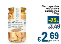 Qui Discount Filetti di sgombro La Dispensa offerta