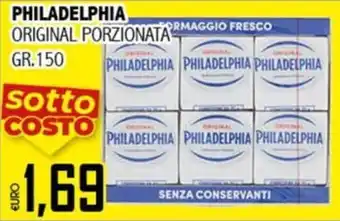 Philadelphia formaggio fresco