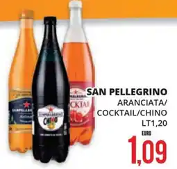 Mazzeo Supermercati San Pellegrino Aranciata/Cocktail/Chino offerta
