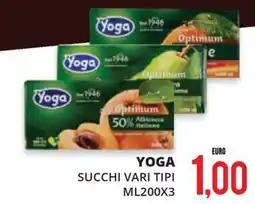 Mazzeo Supermercati Yoga succhi vari tipi offerta