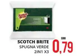 Mazzeo Supermercati Scotch Brite spugna verde offerta