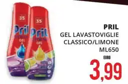 Mazzeo Supermercati Pril gel lavastoviglie classico offerta