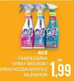 Mazzeo Supermercati Ace candeggina spray mousse offerta