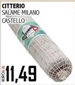 Big Food Citterio Salame Milano Castello offerta