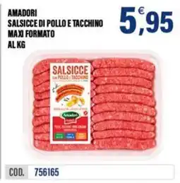 Adhoc Amadori Salsicce di pollo e tacchino offerta
