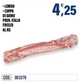 Adhoc Lombo coppa di suino offerta
