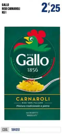 Adhoc Riso Carnaroli Gallo offerta