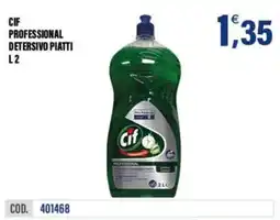 Adhoc Cif professional detersivo piatti offerta